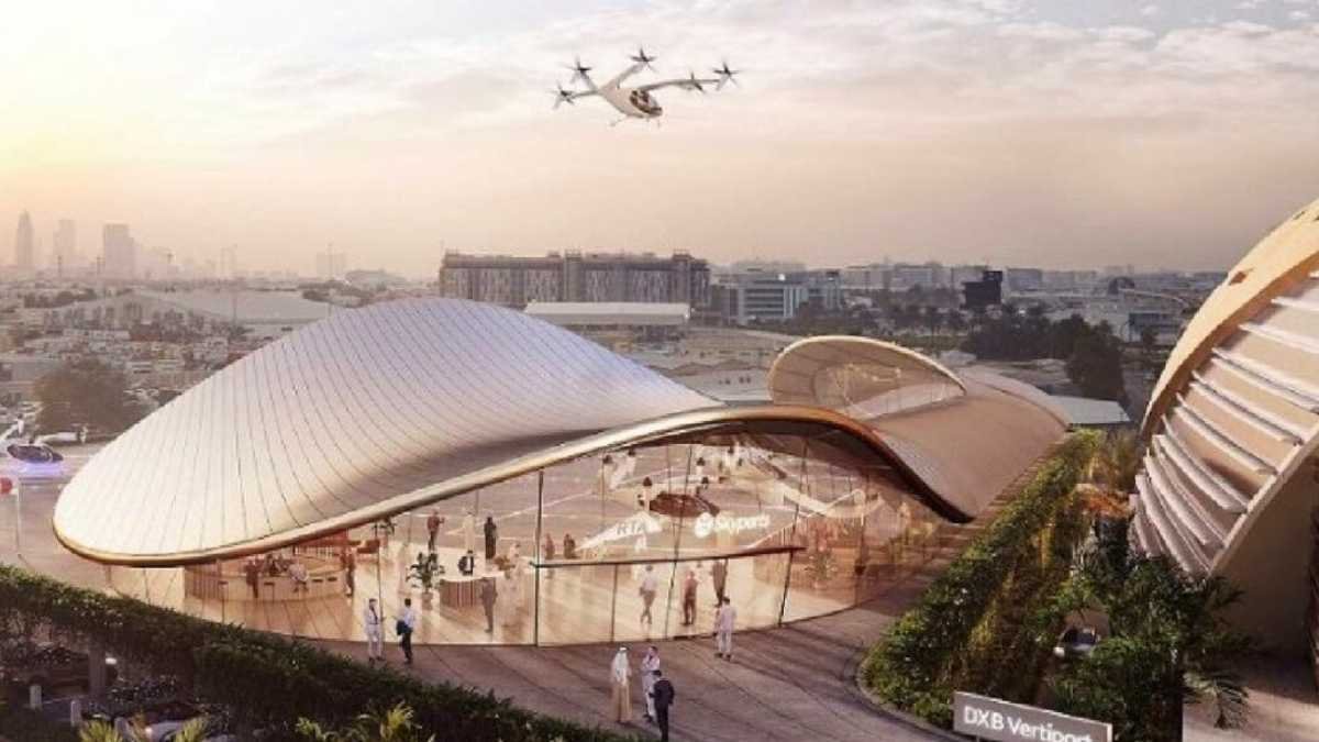 Flying Taxis and Vertiports to Launch in Dubai by 2026