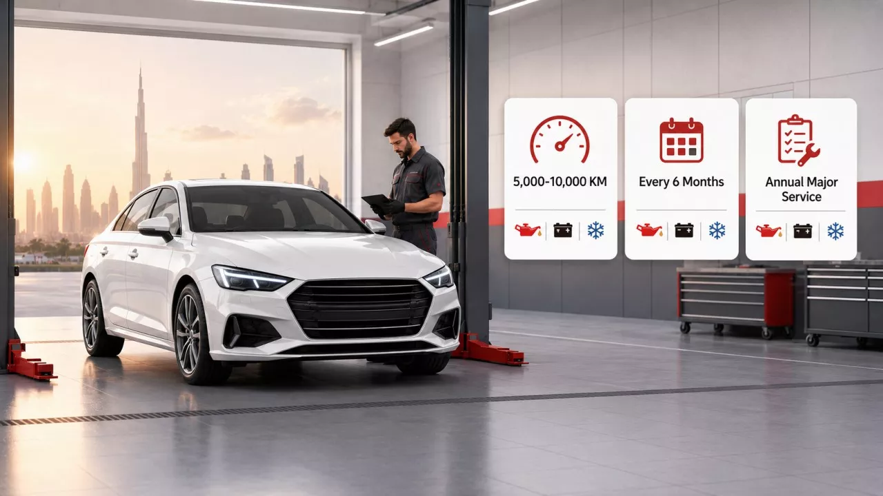 How Often Should You Service Your Car in Dubai