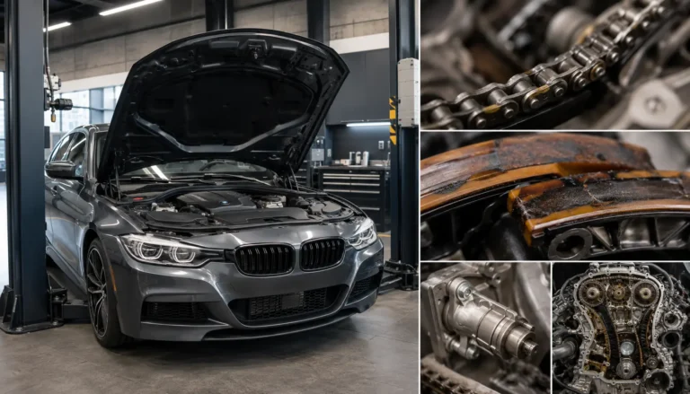 مشكلة جنزير التايمن في BMW N20: علامات الخطر قبل تلف المحرك
